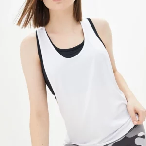 Sporty tank top for gym and workouts